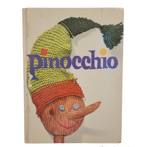 pinocchio book vtg hardback random house 1960s lois lenski collodi fairy tale